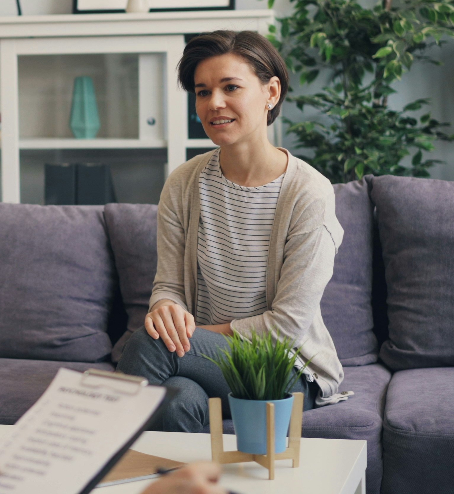 Pastor receiving counseling